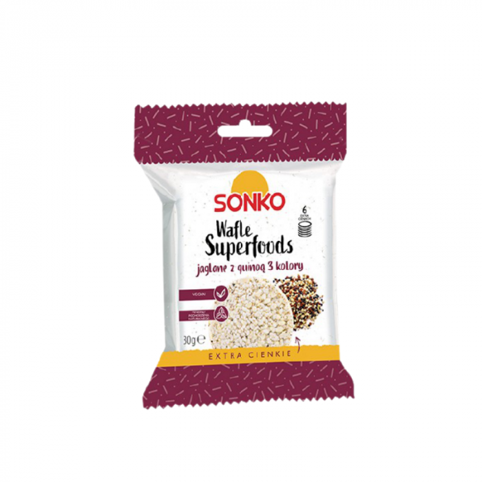 Rondele din grâu cu semințe de quinoa 3 în culori - SONKO