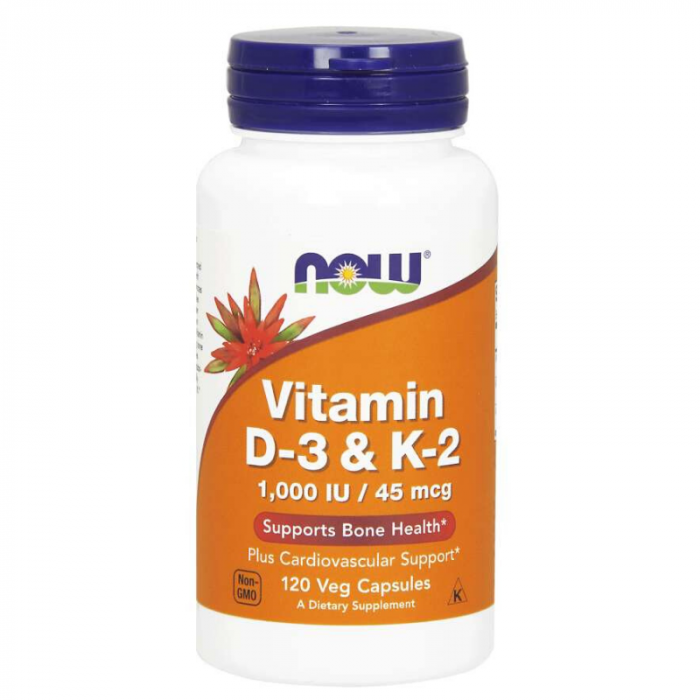 Vitamina D3 & K2 - NOW Foods
