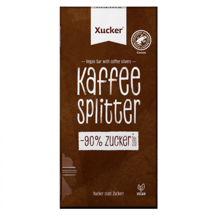 Ciocolată vegană cu bucăți de cafea - Xucker
