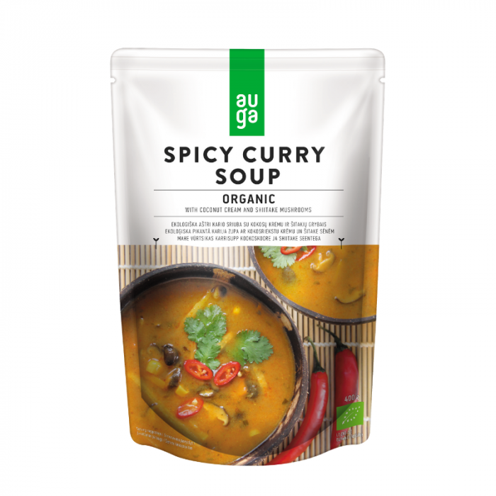 Supă picantă de curry - Auga