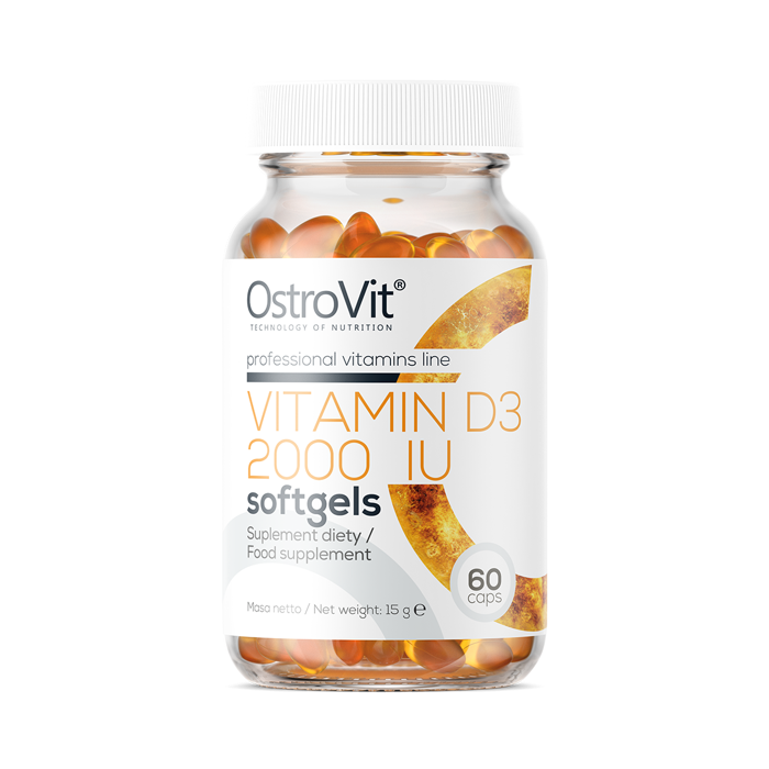 Vitamina D3 2000 IU softgels - OstroVit