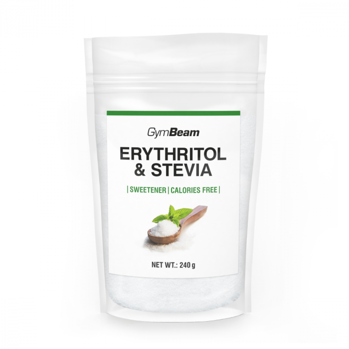 Îndulcitor Eritritol & Stevia - GymBeam
