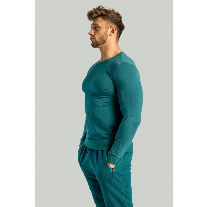 Bluză cu mânecă lungă Essential Deep Teal - STRIX XXL