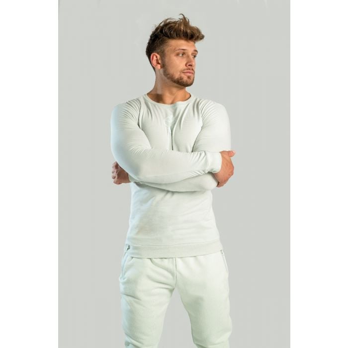 Bluză cu mânecă lungă Essential Moon Grey - STRIX XXL