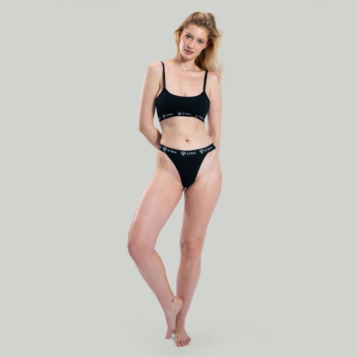 Tanga Essential 2Pack Black - STRIX XXL