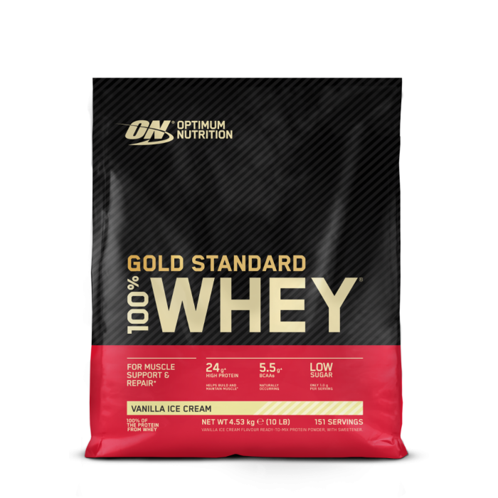 100% Whey Gold Standard - Optimum Nutrition 450 g - bogat în ciocolată