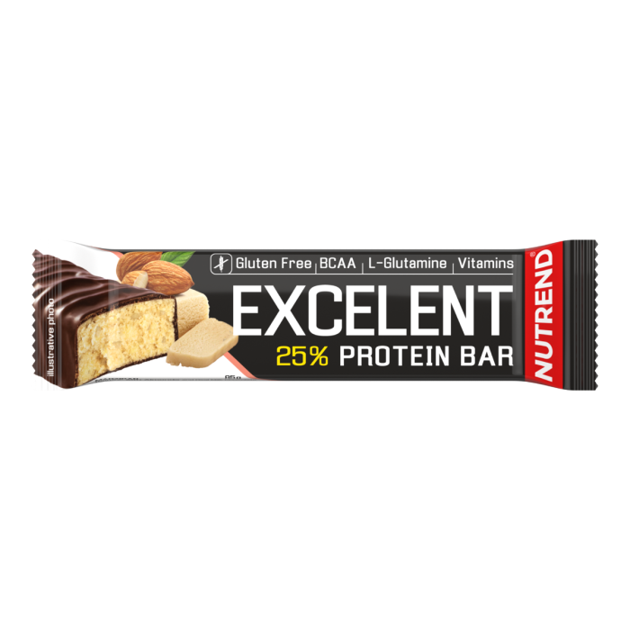 Baton proteic Excelent 85 g - Nutrend 85 g - lime-papaya