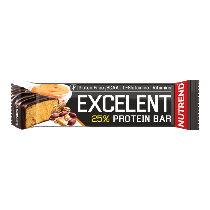 Baton proteic Excelent 85 g - Nutrend 85 g - lime-papaya