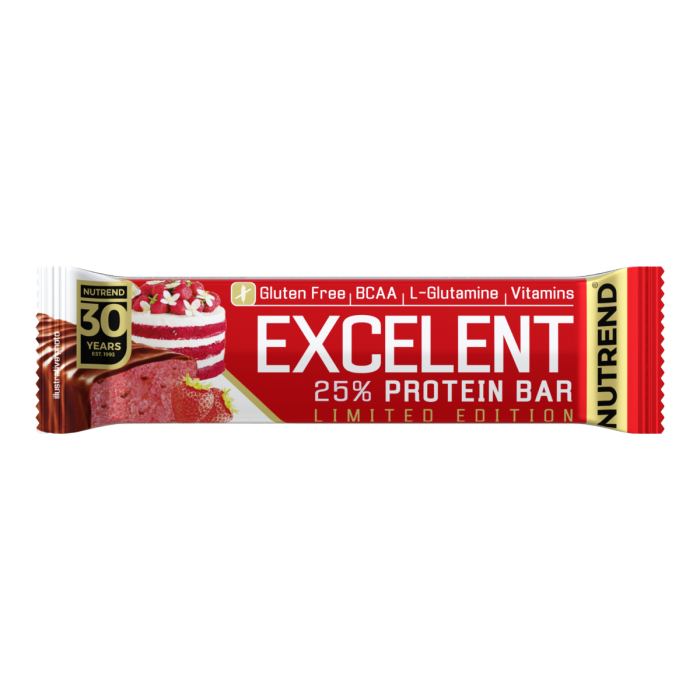 Baton proteic Excelent 85 g - Nutrend 85 g - lime-papaya