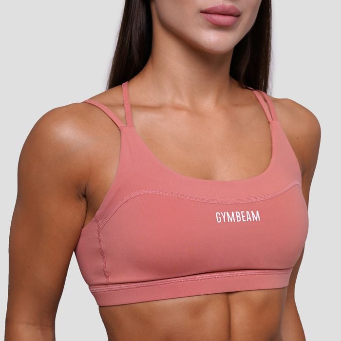 Sutien sport FIT Salmon - GymBeam S