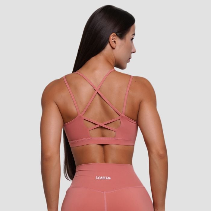 Sutien sport FIT Salmon - GymBeam S