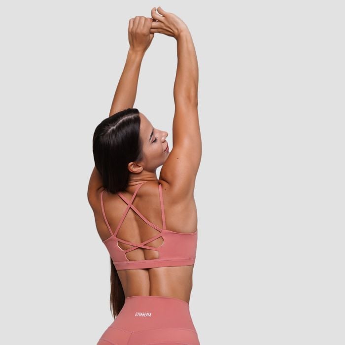 Sutien sport FIT Salmon - GymBeam S