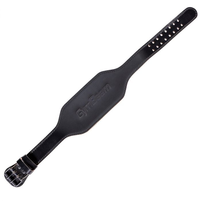 Centură fitness din piele Black - GymBeam M