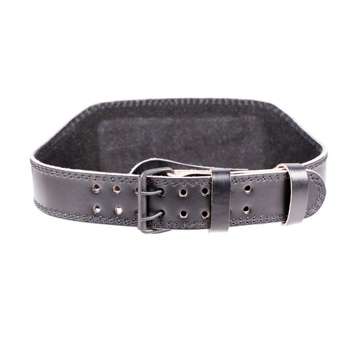 Centură fitness din piele Black - GymBeam M