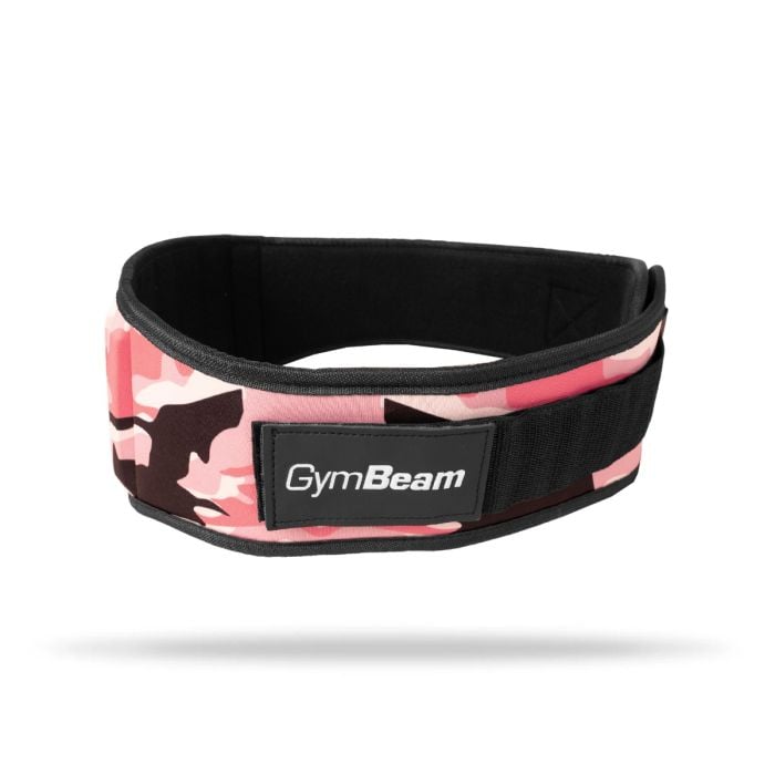 Centura de fitness pentru femei Pink Camo - GymBeam S
