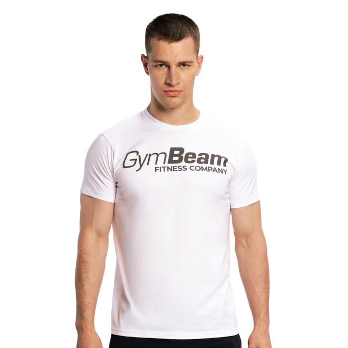 Tricou Fitness White - GymBeam XL