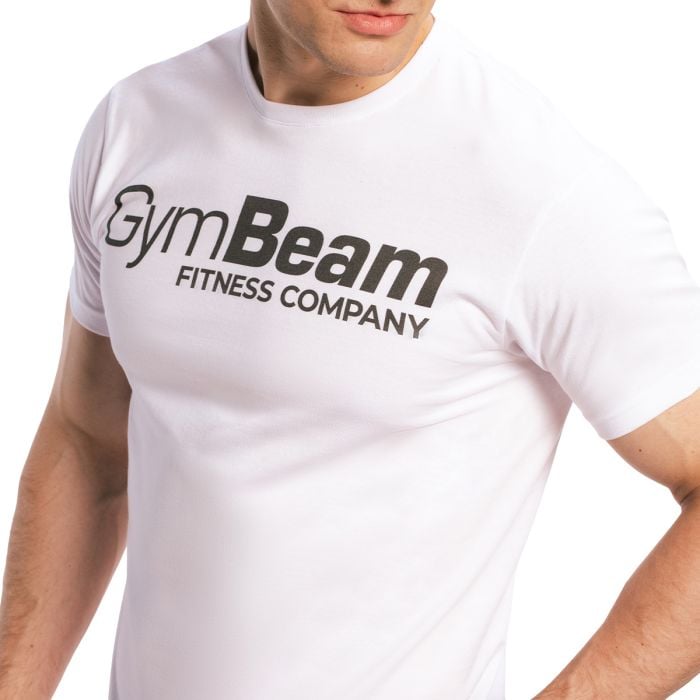 Tricou Fitness White - GymBeam XL