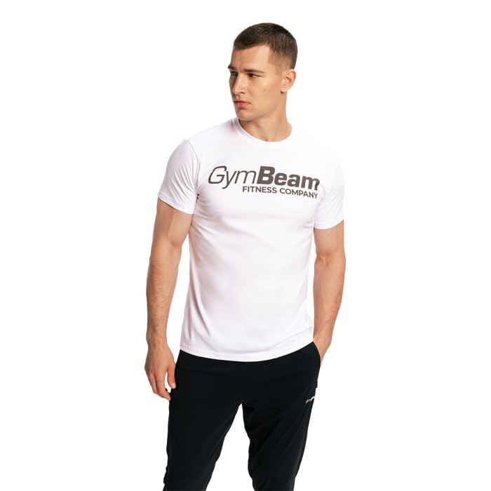 Tricou Fitness White - GymBeam XL
