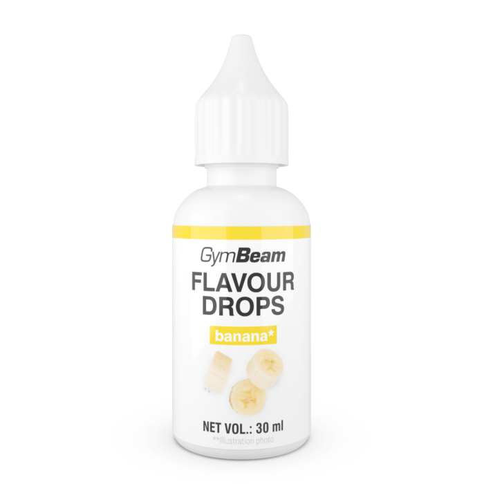 Flavour Drops - GymBeam 30 ml - banană