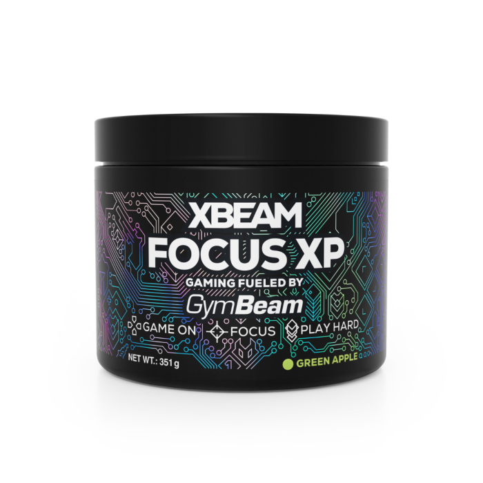 XBEAM Focus XP - GymBeam 351 g - fructe de pădure