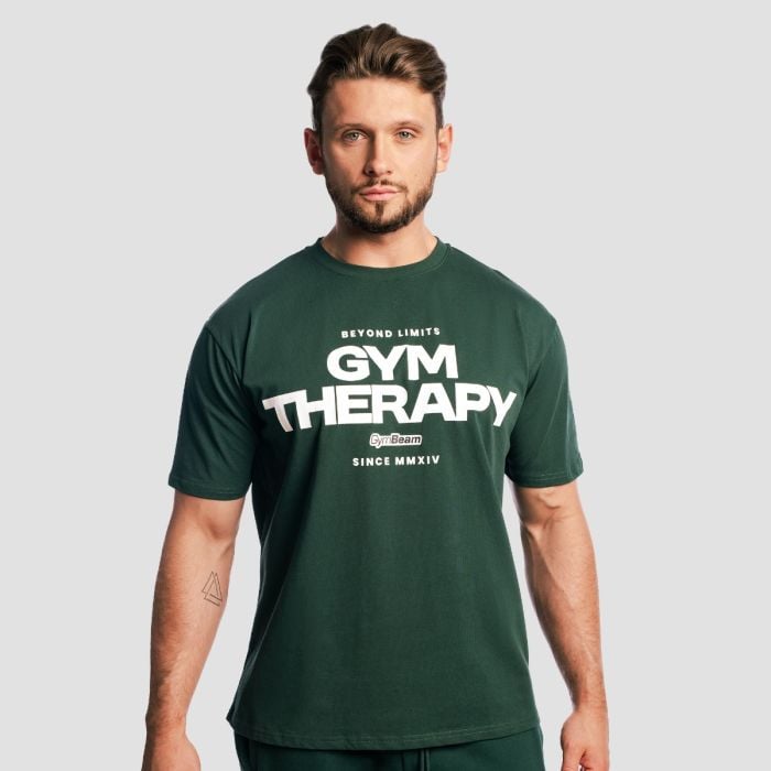 Tricou Gym Therapy Forest - GymBeam XL