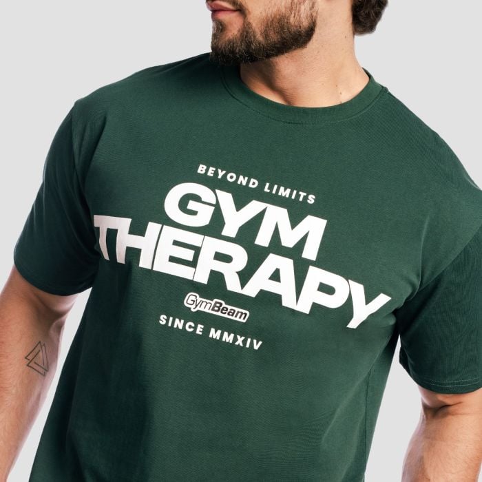 Tricou Gym Therapy Forest - GymBeam XL