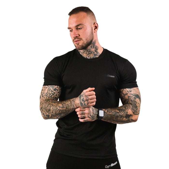 Tricou TRN Black - GymBeam M