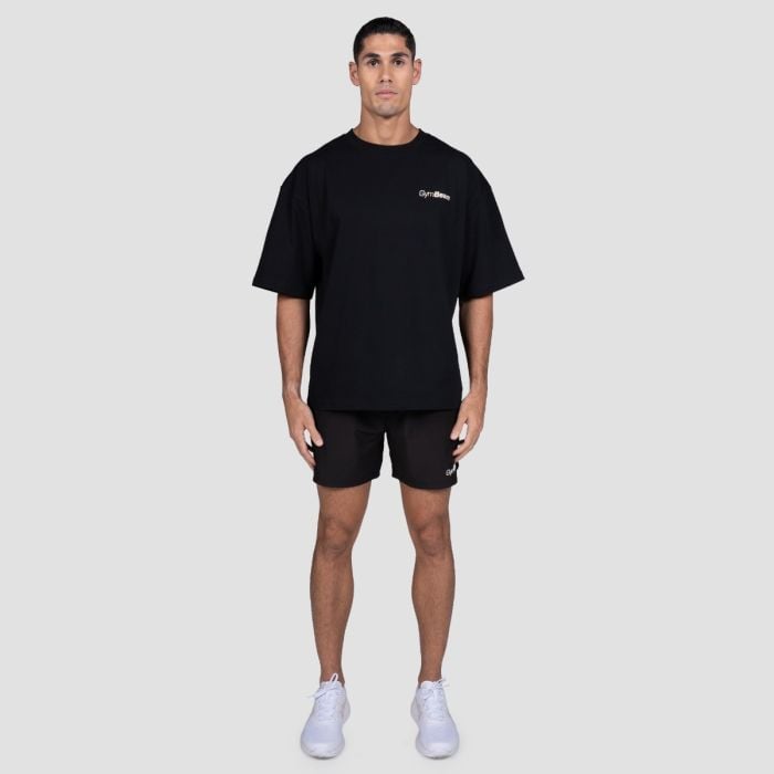 Tricou GymRat Black - GymBeam XXL