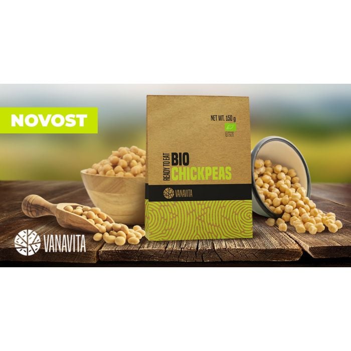BIO Năut - Ready to Eat - VanaVita 150 g