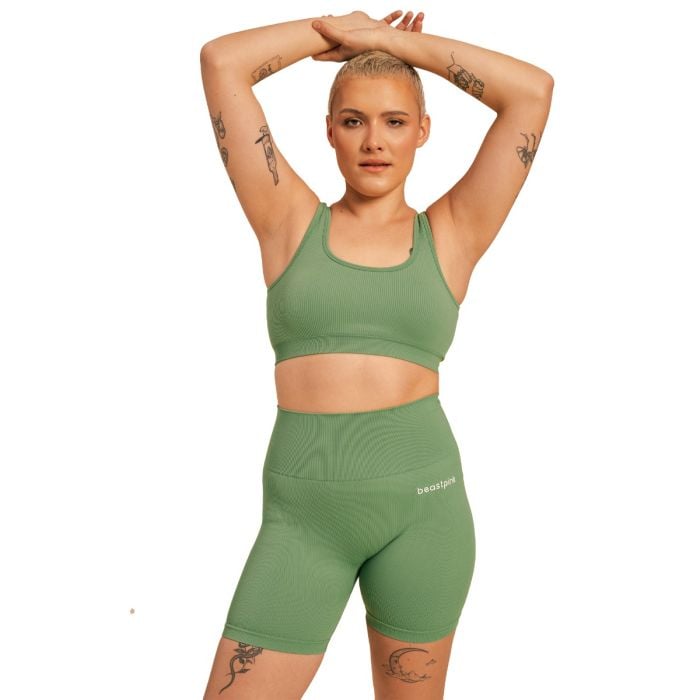 Pantaloni scurți pentru femei Hyper Olivine - BeastPink XXL