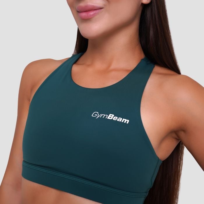 Sutien sport Ignite Dark Green - GymBeam S