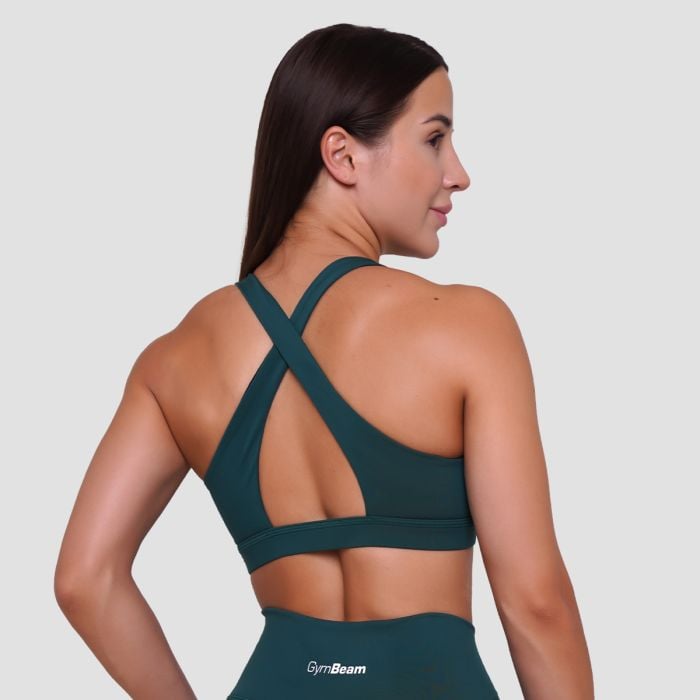 Sutien sport Ignite Dark Green - GymBeam S
