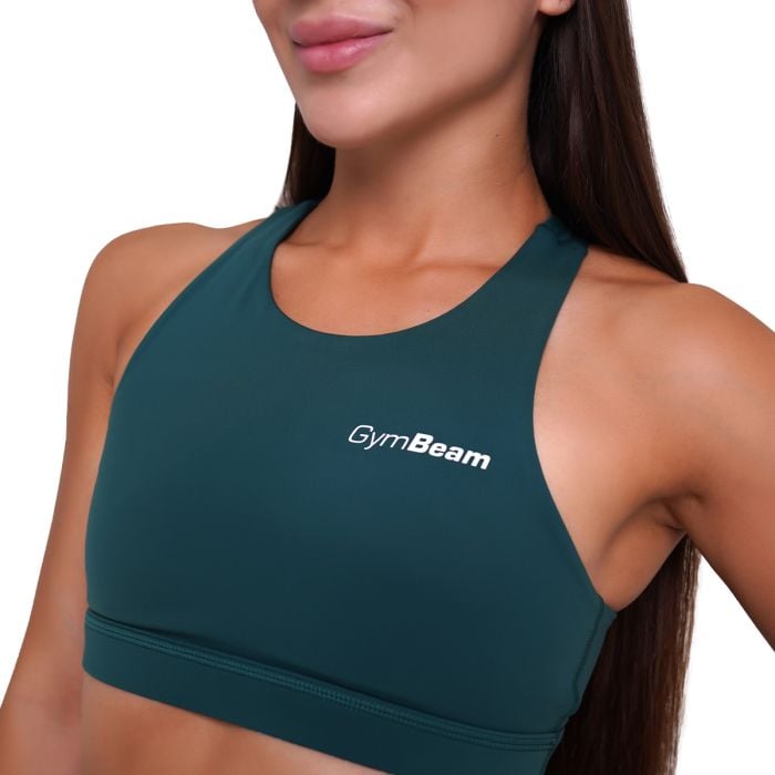 Sutien sport Ignite Dark Green - GymBeam S