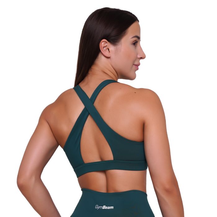 Sutien sport Ignite Dark Green - GymBeam S
