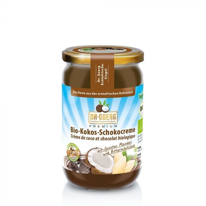 Premium BIO Cremă de alune Coconut Chocolate - DR. GOERG