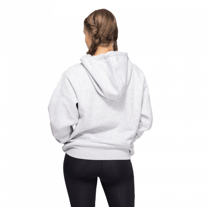 Women‘s Hoodie Logo Light Grey Melange - Better Bodies L