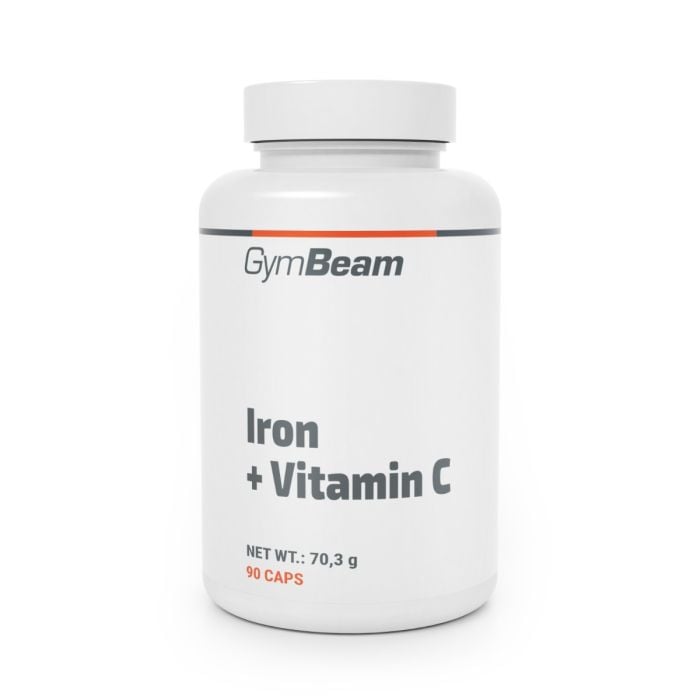 Fier + Vitamina C - GymBeam 90 caps.