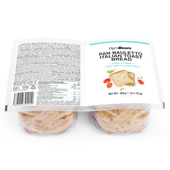 Pâine toast italiană – GymBeam 350 g