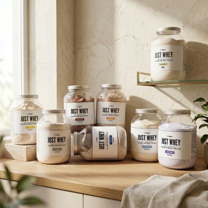 Just Whey Grass-Fed Protein - GymBeam 1000 g - milkshake de ciocolată - 00