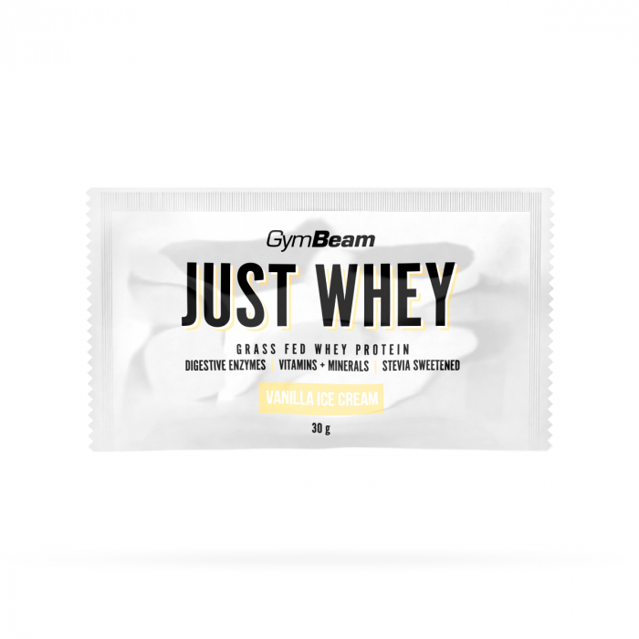 Mostră Just Whey - GymBeam 30 g - înghețată de vanilie