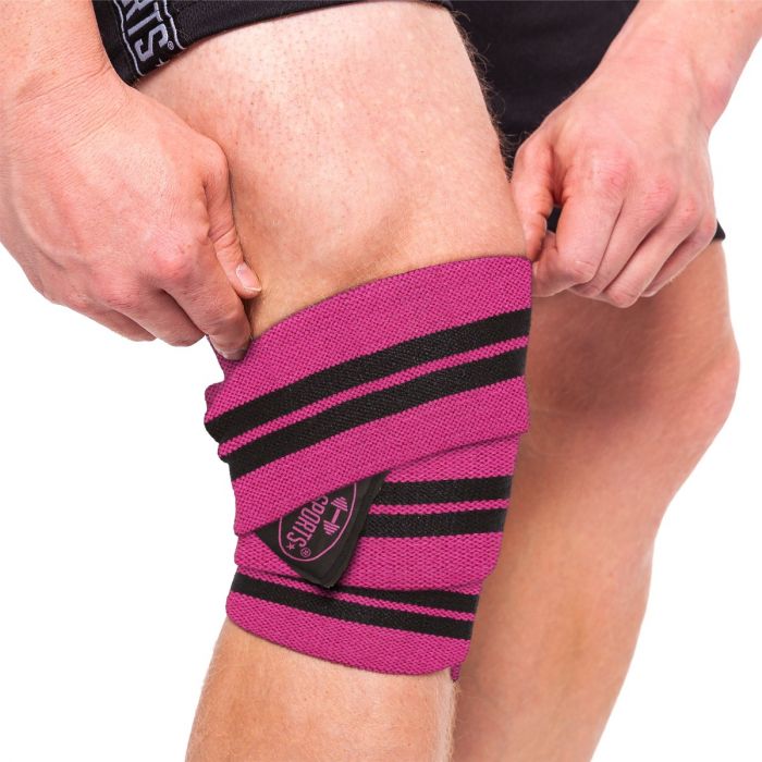 Bandaj pentru genunchi pink-black - C.P. Sports