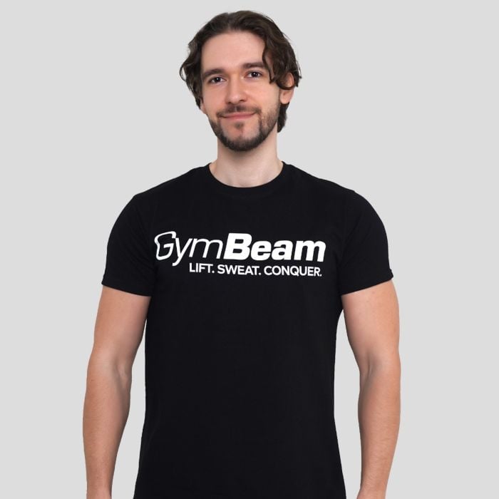 Tricou Lift Black - GymBeam XL