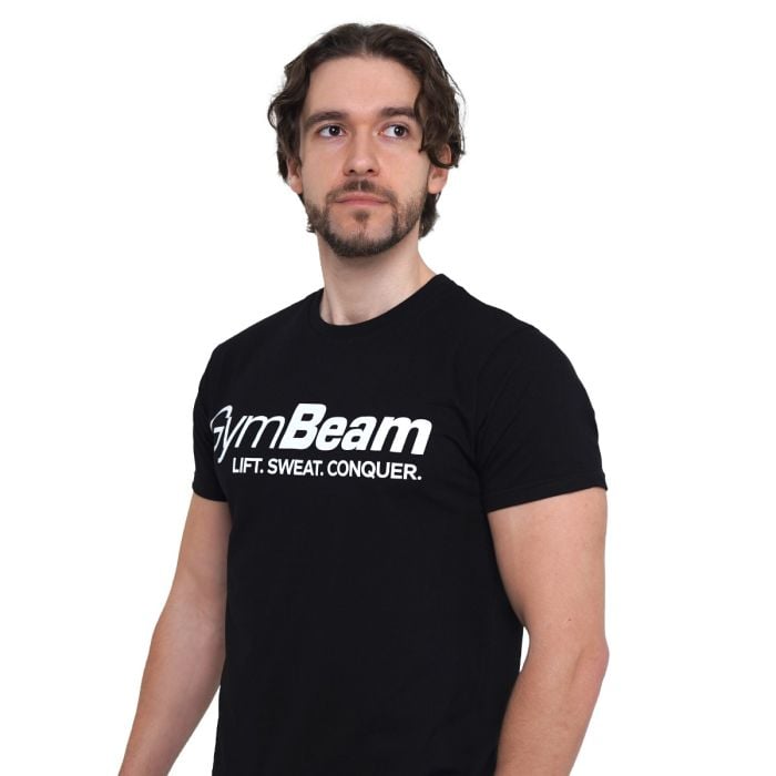 Tricou Lift Black - GymBeam XL