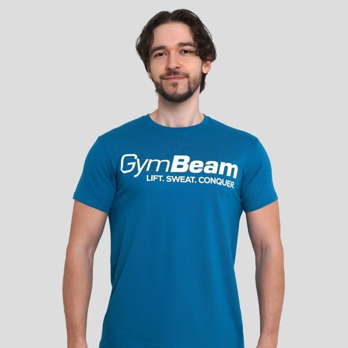 Tricou Lift Blue - GymBeam XXL