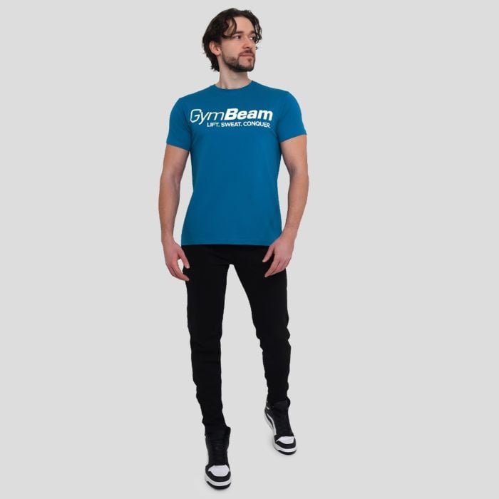 Tricou Lift Blue - GymBeam XXL