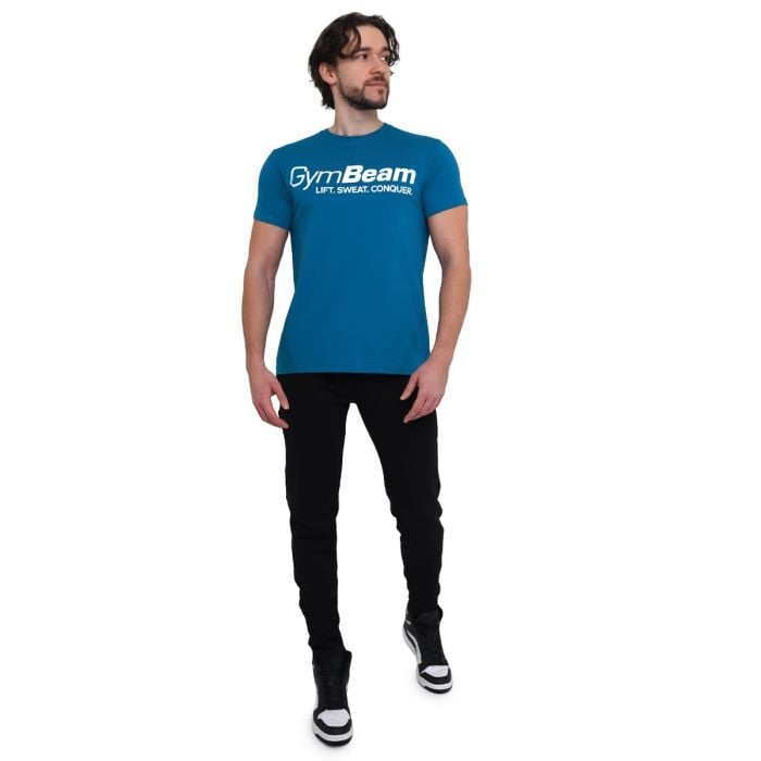 Tricou Lift Blue - GymBeam XXL
