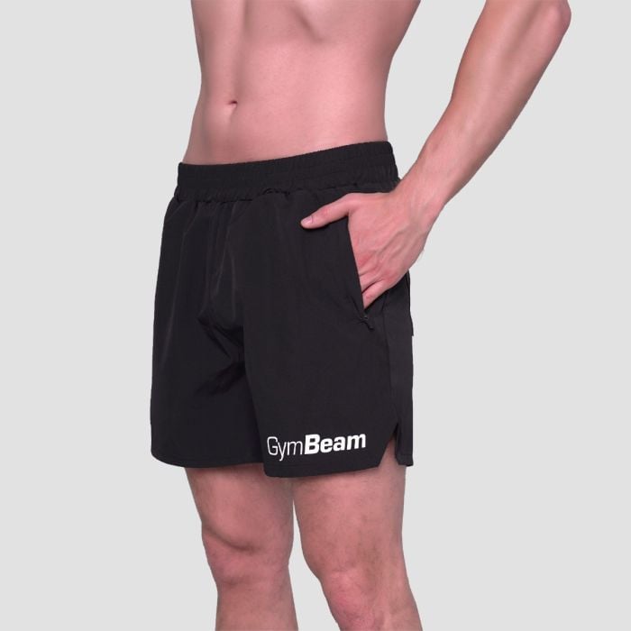 Pantaloni scurți Light Essence Black - GymBeam L