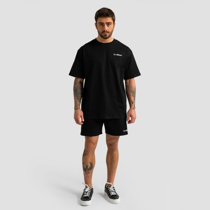 Tricou Oversized Limitless Black - GymBeam L