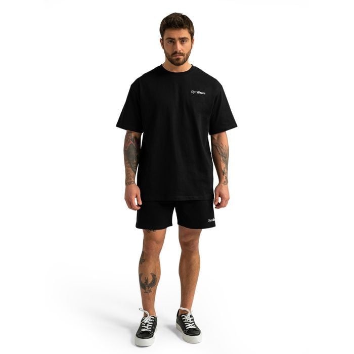 Tricou Oversized Limitless Black - GymBeam L