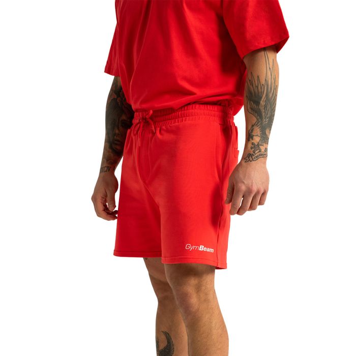 Pantaloni scurți Limitless Hot Red - GymBeam L